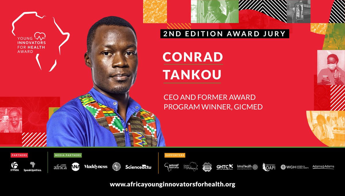 I'm a proud Jury member of the Africa #YoungInnovators4Health Award &amp; look forward to celebrating #youth innovation during the <a href="/galienafrique/">Forum Galien Afrique</a> in October!
To date, 15 candidates were shortlisted &amp; I'm looking forward to selecting the winners! Learn more: africayounginnovatorsforhealth.org