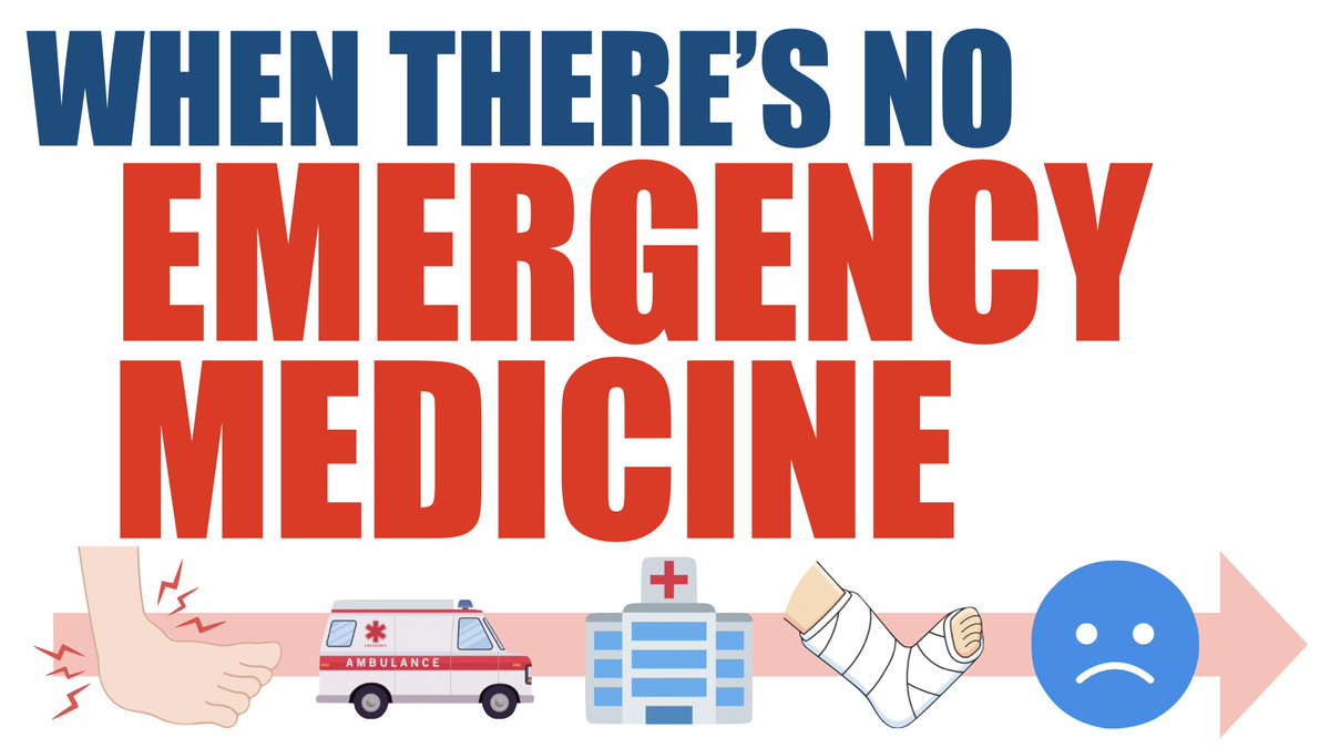 When There's No Emergency Medicine

A short story on how basic care fails without emergency medicine

We protect the rest of the healthcare system from patients, and sometimes we protect patients from the rest of the healthcare system

Video 3 min 5 sec

youtu.be/1t57s3N-ZL4