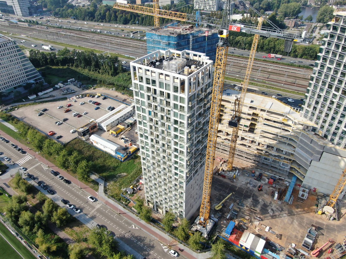 MultiBetonBV's tweet image. Laatste #prefabbeton wordt gestapeld op #Stepstone Zuidas Amsterdam #woningbouw 
@DaanHvanderVorm