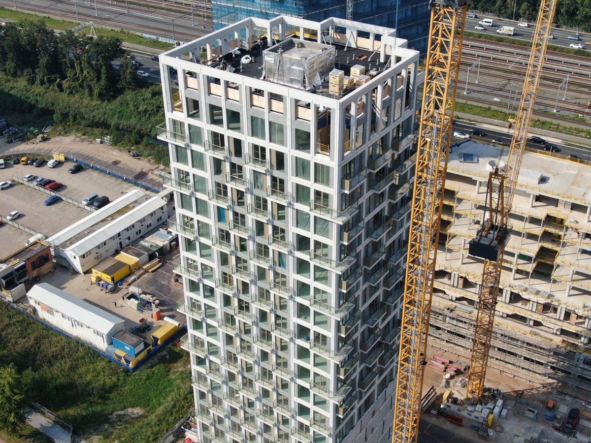 MultiBetonBV's tweet image. Laatste #prefabbeton wordt gestapeld op #Stepstone Zuidas Amsterdam #woningbouw 
@DaanHvanderVorm