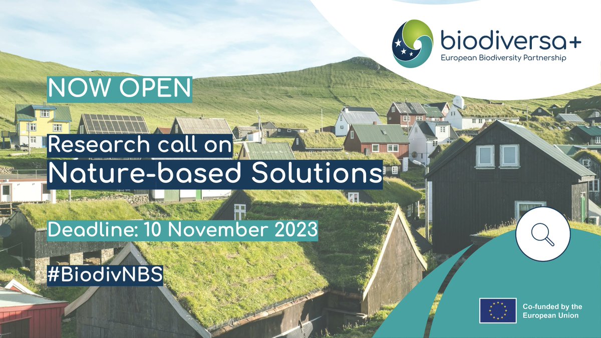 📢Our #BiodivNBS call is NOW OPEN! Discover the ins and outs of this call for research proposals on our website & 📅get ready to submit your pre-proposal by 10 November 2023 👉 biodiversa.eu/2023/06/05/202…