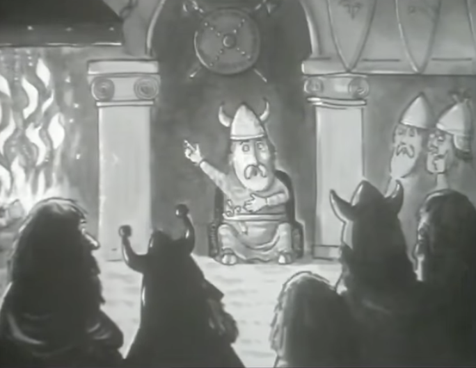 BraxM's tweet photo. Oliver Postgate and Peter Firmin's gentle epic, The Saga of Noggin the Nog, began #OTD in 1959, with a little write-up in "Junior @RadioTimes". #SmallFilms https://t.co/RChtkWMNTG