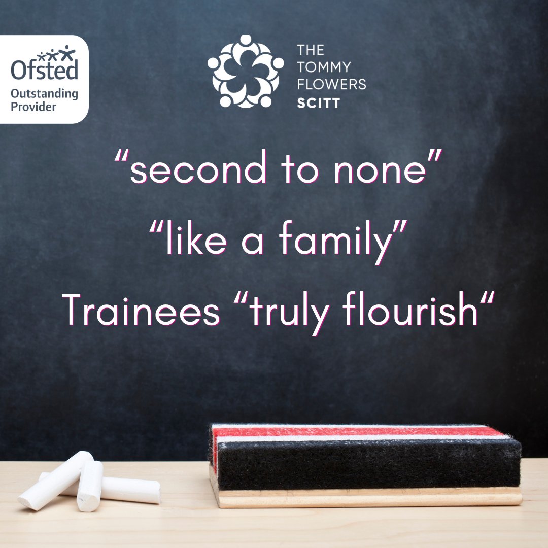The Tommy Flowers SCITT (@tflowersscitt) on Twitter photo We're delighted that Ofsted's latest report into our teacher training programme describes it as "exceptional" and trainees' experience as "second to none". Register for an information evening at tommyflowersscitt.co.uk/events/. #TFSCITT #getintoteaching <a href="/stpauls_mk/">St Paul's Catholic School</a> <a href="/DenbighSchoolMK/">Denbigh School</a> We're delighted that Ofsted's latest report into our teacher training programme describes it as "exceptional" and trainees' experience as "second to none". Register for an information evening at tommyflowersscitt.co.uk/events/. #TFSCITT #getintoteaching <a href="/stpauls_mk/">St Paul's Catholic School</a> <a href="/DenbighSchoolMK/">Denbigh School</a>
