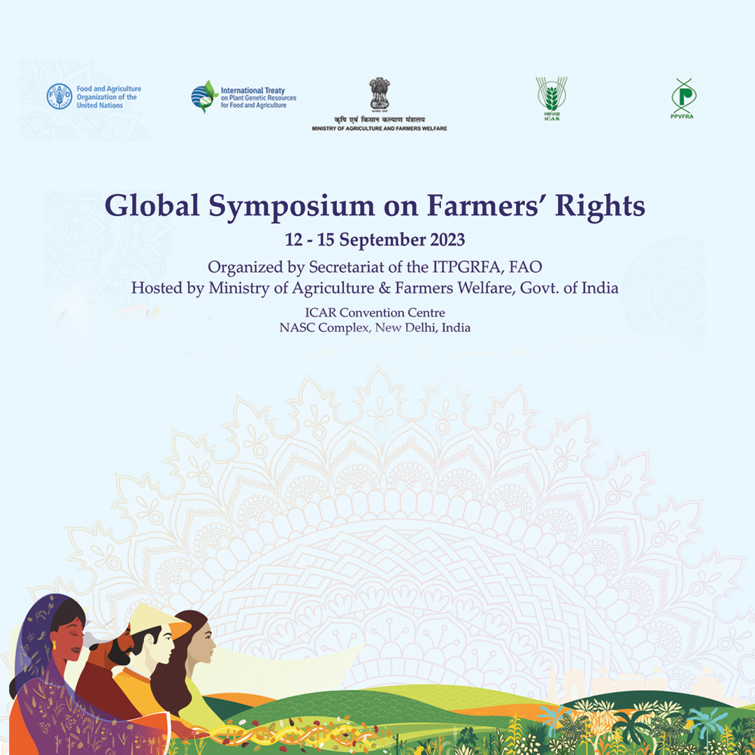 Agriculture INDIA (@agrigoi) on Twitter photo 'First Global Symposium on Farmers' Rights', will be held at the #ICAR Convention Centre, NASC from 12–15 Sept. 2023. More than 500 delegates from 86 countries are expected to attend the symposium.
#agrigoi #FarmersRights #GlobalSymposium #FoodSecurity
<a href="/PlantTreaty/">PlantTreaty</a> 'First Global Symposium on Farmers' Rights', will be held at the #ICAR Convention Centre, NASC from 12–15 Sept. 2023. More than 500 delegates from 86 countries are expected to attend the symposium.
#agrigoi #FarmersRights #GlobalSymposium #FoodSecurity
<a href="/PlantTreaty/">PlantTreaty</a>