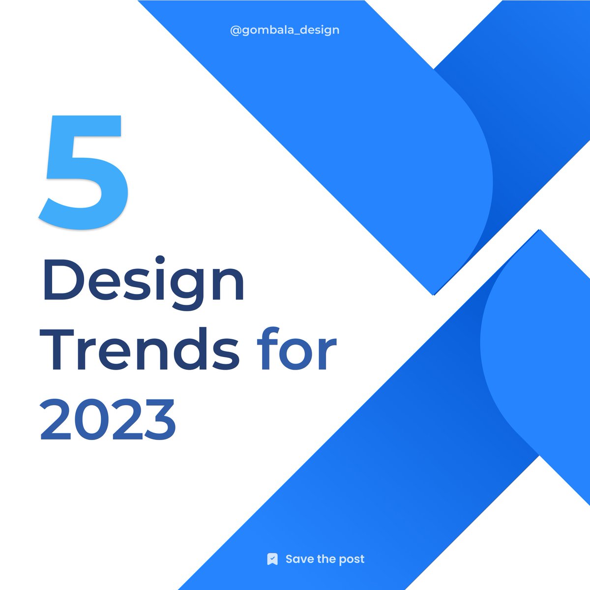 gombala_design's tweet image. TOP 5 UX/UI trends you need to know 💎