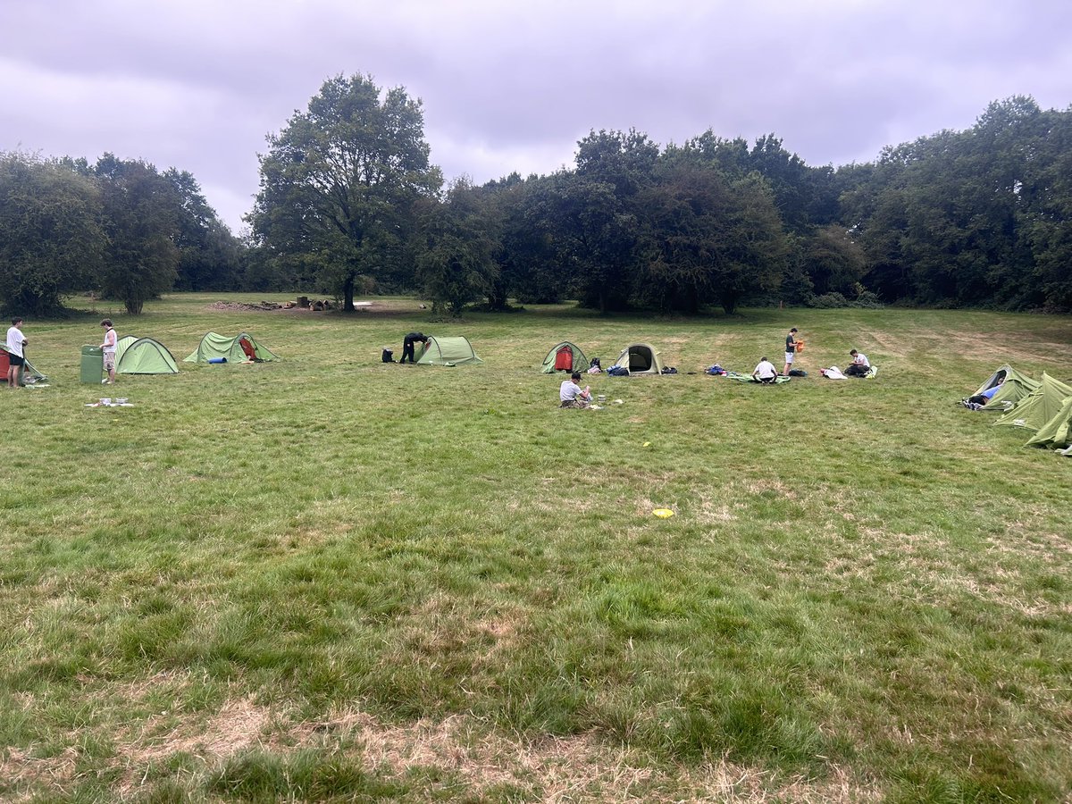 Last day getting underway for our Silver students⛺️⛺️ #ambitiousandproud