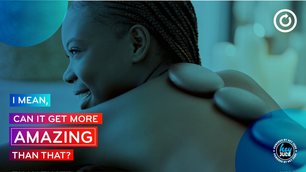 GetMore247's tweet photo. Eish, life just stresses us out, ne? 

There’s no excuse needed to treat yourself to a massage when GetMore hooks you up with up to R300 off when you book two or more relaxing spa treatments per month. Get that tension out!💆🏽‍♀️

We’re here for it! https://t.co/L0T83sfxRY

#gmdeals https://t.co/EWbsVlTdXd
