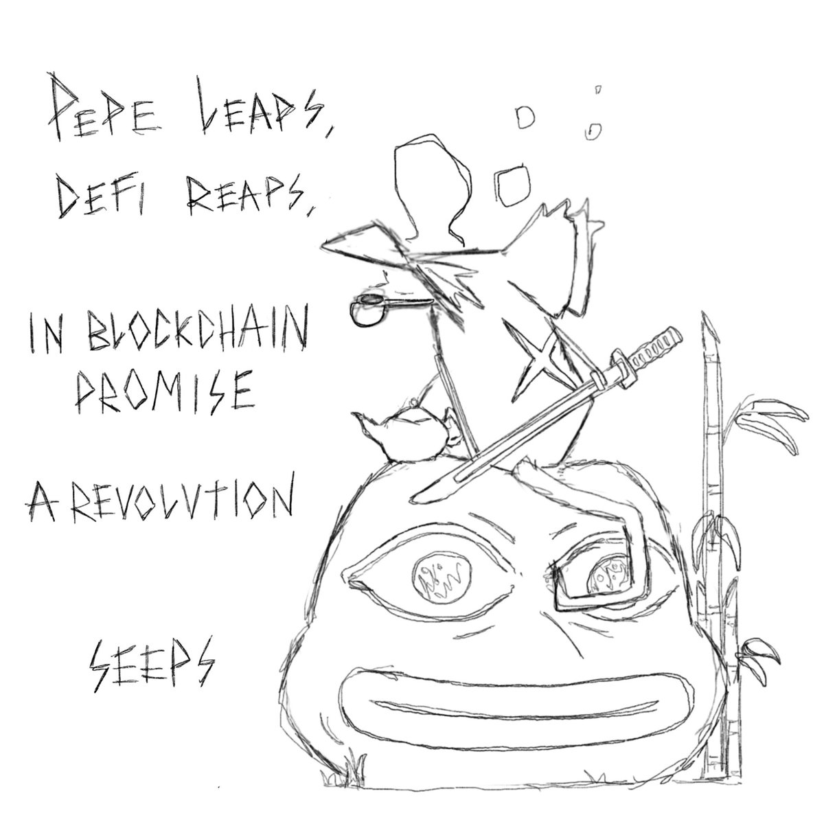 Preparing the open call for 
2nd #permissionlessgallery

Guerrilla exhibition in:
•Milan (<a href="/eth_milano/">ETHMilan 🇮🇹 May 21-22</a>)
•Paris (<a href="/pepefestlol/">Pepe Fest</a>)

THEME: Blockchain Poems

I want to carry with me on my projector your words to best describe the philosophy and romanticised view an artist can have