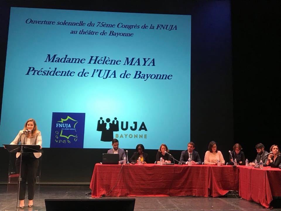 fnuja's tweet photo. ⚫️⚫️ Nous apprenons avec une immense tristesse le décès de notre consoeur et amie Helene MAYA, présidente d’honneur de l’Uja de Bayonne. Nos pensées vont à sa famille, à ses proches et en son UJA. Son sourire, ses combats resterons gravés dans la mémoire de la @fnuja https://t.co/mXSzw1BwRy