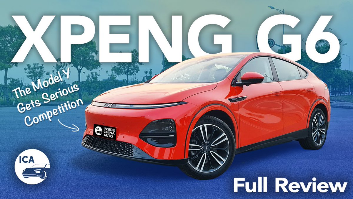 InsideChinaAuto's tweet photo. ⏰️ Coming later
It's another double video week as we put the luminous orange XPeng G6 Performance Edition through its paces, both with human control and without courtesy of XNGP. Important model for XPeng, so how is it?
Tune in at:
🇨🇳 7pm
🇬🇧 12pm
🇺🇲 7am
#XPeng #XNGP https://t.co/NPC5d5mlbj