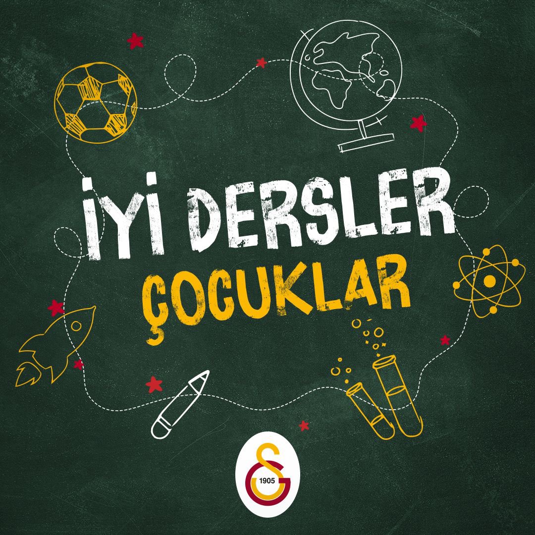 GalatasaraySK's tweet photo. 2023-2024 eğitim-öğretim yılında tüm öğrenci ve öğretmenlerimize başarılar!

İyi okuyun çocuklar; bu ülkenin bilimle, sanatla, sporla aydınlanan bir gelecek için size ihtiyacı var. https://t.co/xz0ERXp7Y5