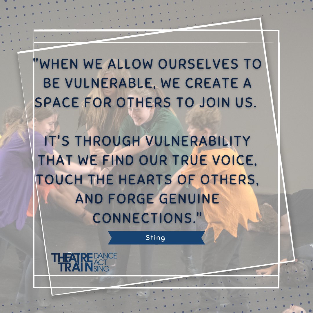 TT_Stevenage's tweet photo. #MotivationalMonday 💪

✨ As this quote beautifully reminds us, when we let down our walls, we open doors for others to join us. 💃

🎭 Let the performing arts be your canvas to express your true voice, touch hearts and engage with others https://t.co/knB5aHnbow