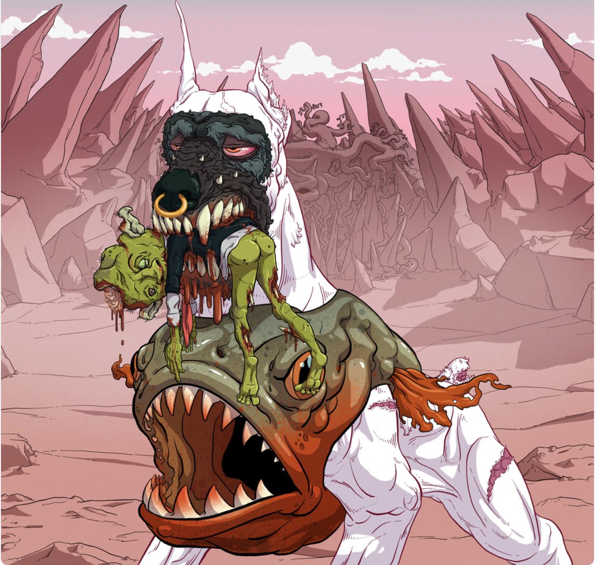 delbrok0's tweet photo. I bought this bad boy for 1.15 ETH only to sell it 7 months ago for 0.31 ETH and buy something else, most probably a DMT hound. Now he's back home. We are having Goblin for dinner.
#howlish
I just bought 1 @MutantHounds for 0.1069 ETH with @openseapro
https://t.co/xYnGXHANv6 https://t.co/P6nOAjIJgK