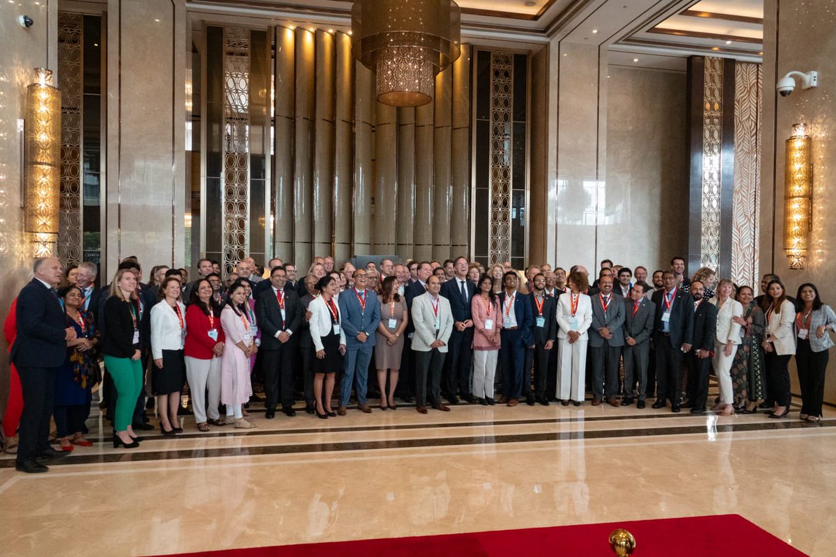 Unlocking Sustainable Opportunities Together-🇳🇱 Trade Mission to 🇮🇳 officially kicked off in presence of 🇳🇱  PM <a href="/MinPres/">Dick Schoof</a> 🇮🇳 Minister of ITBT <a href="/PriyankKharge/">Priyank Kharge / ಪ್ರಿಯಾಂಕ್ ಖರ್ಗೆ</a> President of <a href="/VNONCW/">VNO-NCW</a> @IngridThijssen &amp; Ambassador <a href="/marisagerards/">Marisa Gerards</a> 

Meet the delegation: tradewithnl.nl/en/netherlands… 

📷 RVD