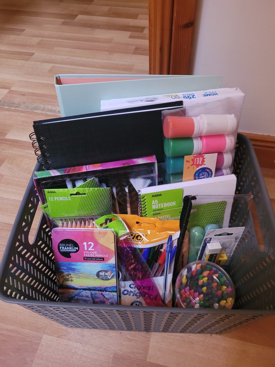 MrsMathieson1's tweet photo. The winner of @StrathmorePS art hunt has been chosen! Well done to one lucky pupil @Whitehillsps The art hamper will make its way to you today! Thank you to all local businesses who helped, the kids who took part &amp; @AsdaForfar who supplied some bits &amp; pieces for the prize 🎨 https://t.co/LKsuDSrM7y