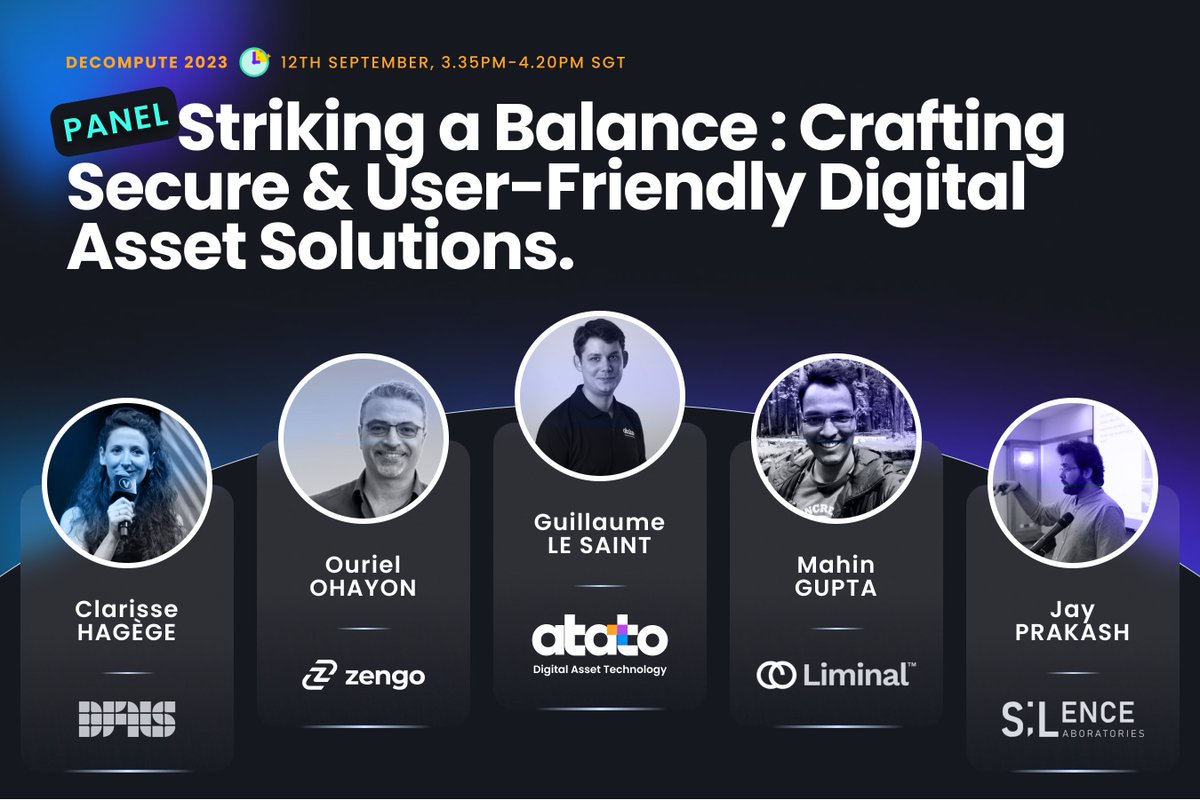 atato_tech's tweet photo. 1/ This #Token2049 is a busy one for us!

1 Side Event
2 Talks
♾ Meetings

Here's a breakdown of what we're up to and where to find us!

First up, catch @glesaint at #DeCompute on a panel on the 12th September! https://t.co/a5mRE1BLau