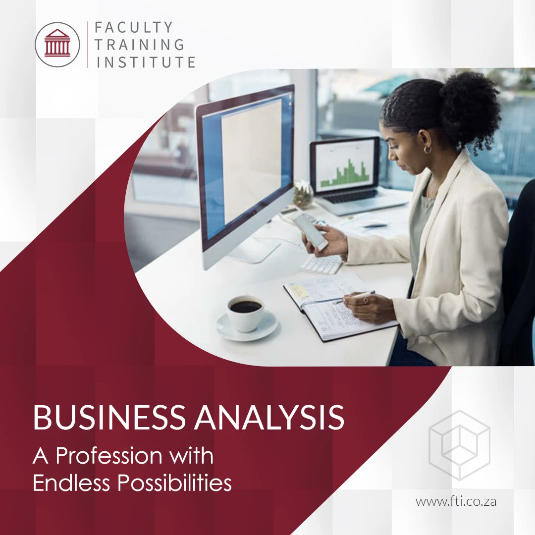 facultytraining's tweet photo. Take the first steps toward a lucrative career in #BusinessAnalysis. ENROL for the #accredited #BAFP foundation #qualification or start with a #ShortProgramme that covers the principles of #BA: https://t.co/EWgABSxPqX https://t.co/Gj6H1HXmXv