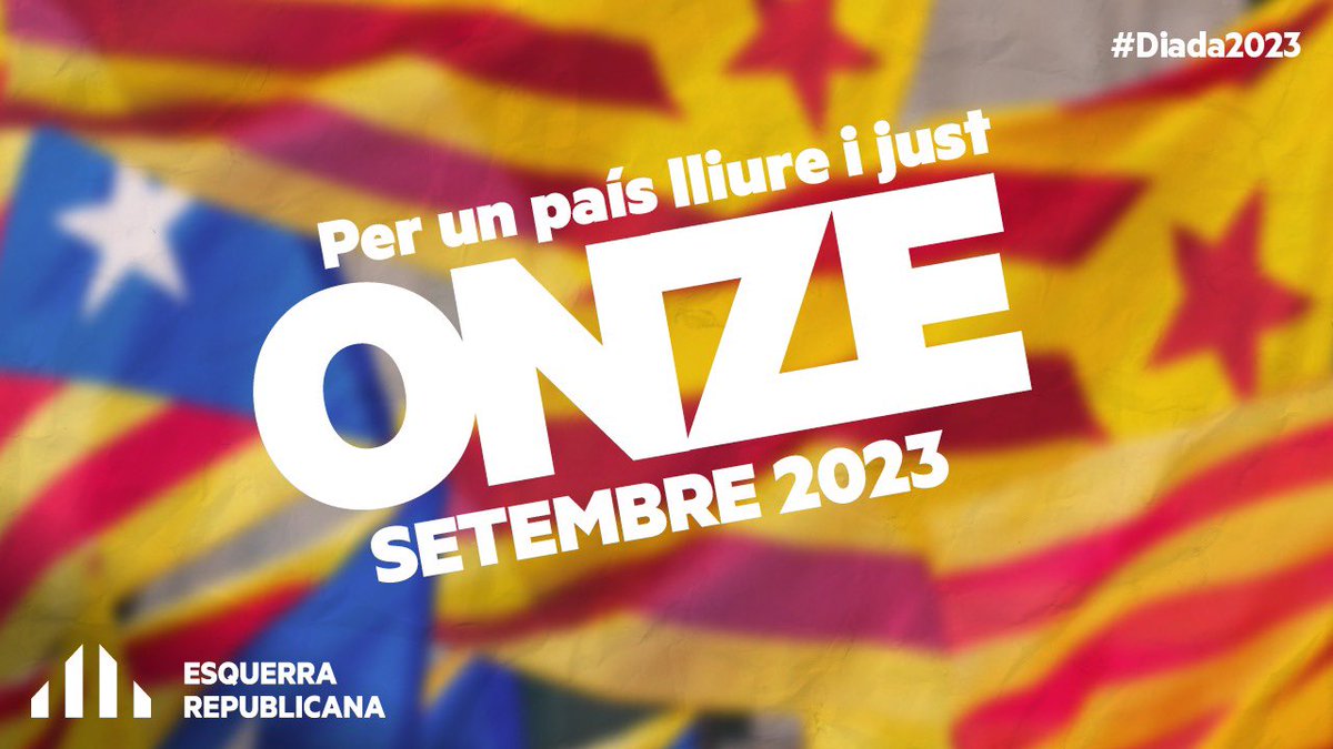 📣 Per un país lliure i just: amnistia, autodeterminació, independència!

Molt bona #Diada2023 a tots i totes! ✊💛Visca Catalunya lliure!