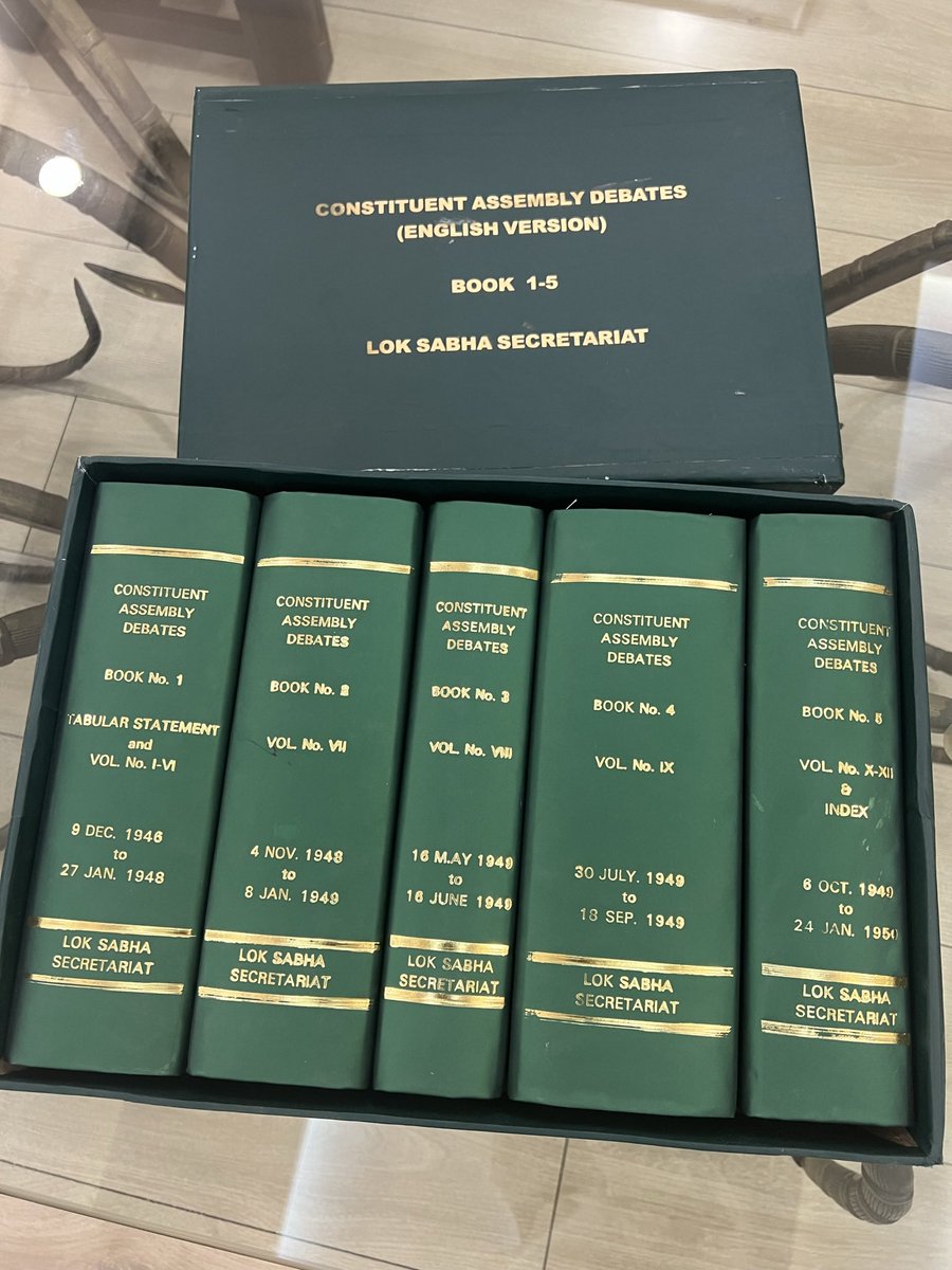 drppratap's tweet photo. I was finally able to get my hands on the Box set of the constituent Assembly Debates published by the Lok Sabha Secretariat at their exhibition in Supreme Court last week.

#MondayMotivation #constitution #SupremeCourt https://t.co/8LxrzAiV5D