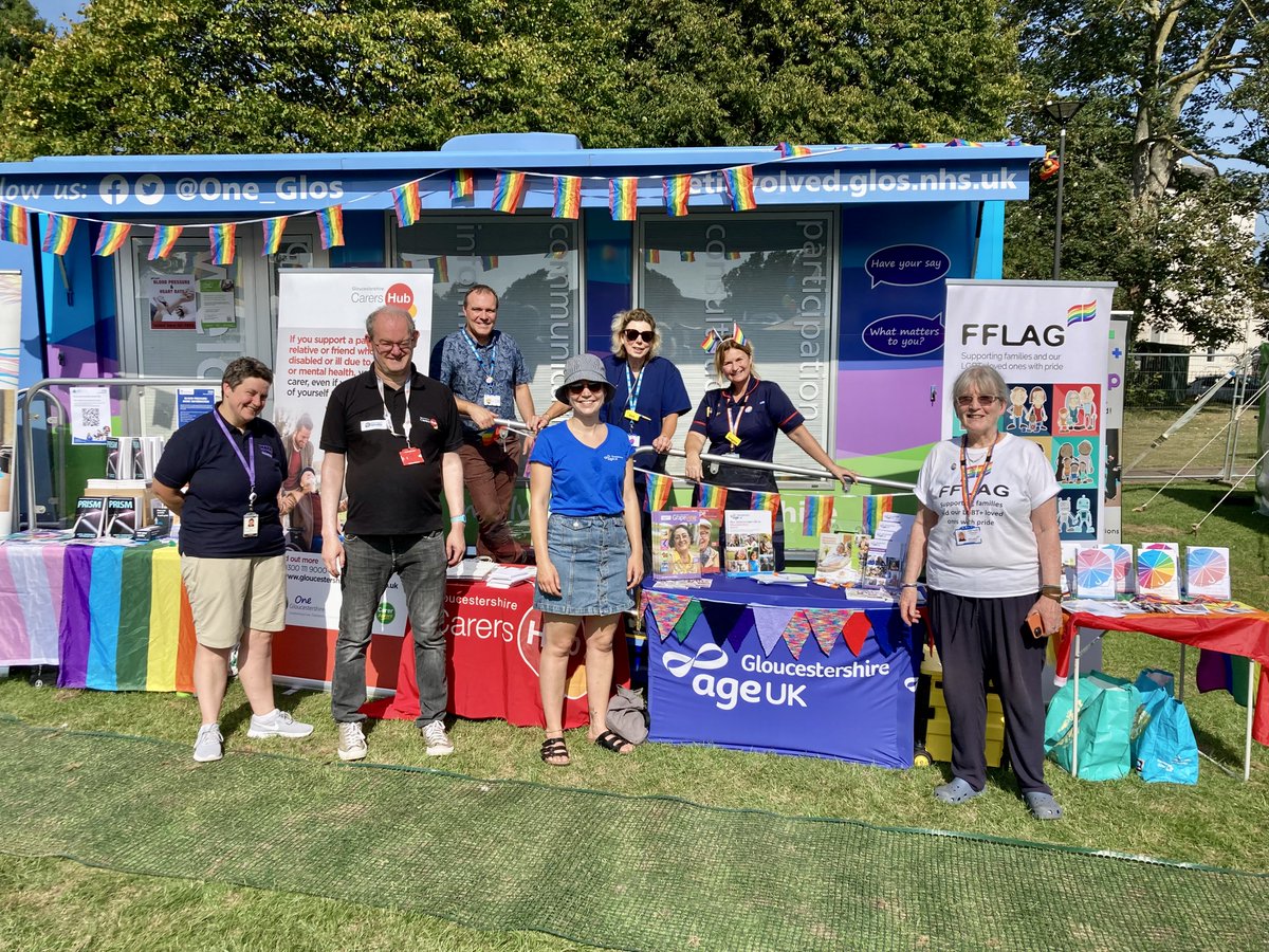 We had a great time at Gloucester Pride on Saturday, thank you to everyone who popped along to say hello and meet the groups who joined us on the health bus.