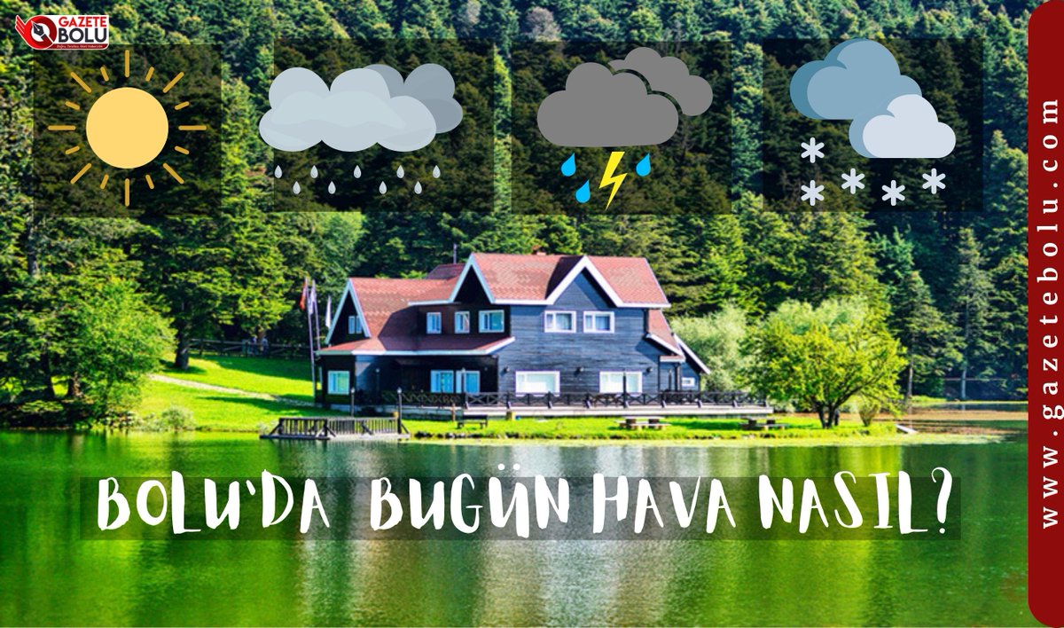 11 Eylül 2023 BOLU'DA BUGÜN HAVA NASIL? - Gazete Bolu gazetebolu.com/haber/68347/11…