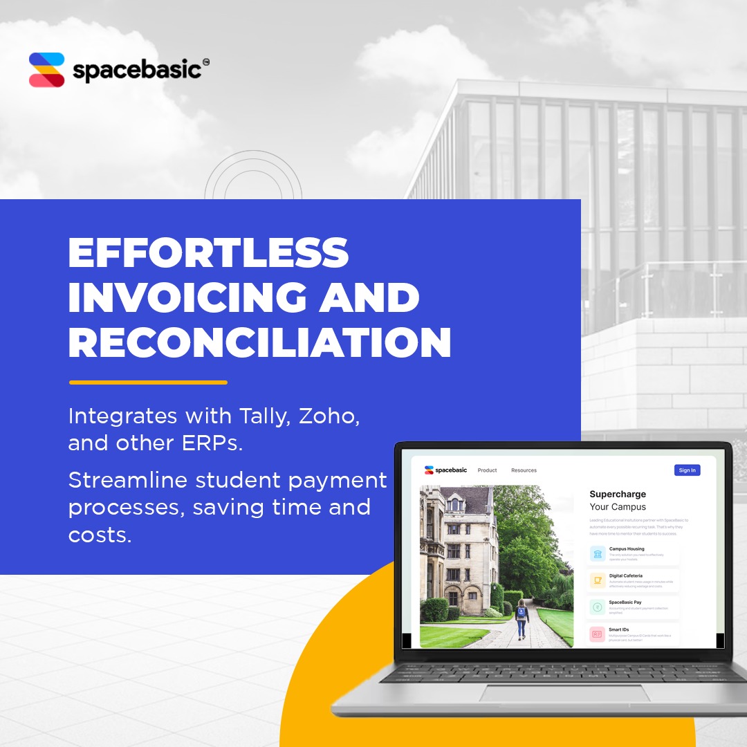 SpaceBasicApp's tweet photo. Simplify Student Payments with SpaceBasic Pay! From hassle-free transactions to flexible payment plans, we're revolutionizing campus payments for a seamless user experience. Say goodbye to admin woes and hello to innovation!
#SpaceBasic #StudentPaymentsMadeEasy #SpaceBasicPay https://t.co/YL7k52G7ja