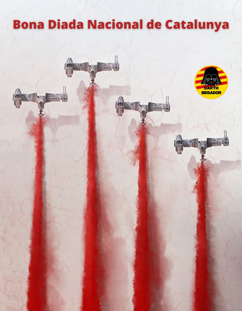 DarthSegador's tweet photo. El meu nom i el meu logo ho reflecteixen cada dia: Visca Star Wars i visca Catalunya! #Diada2023 #11S #11Setembre #11s2023 https://t.co/teQ5M95wF8