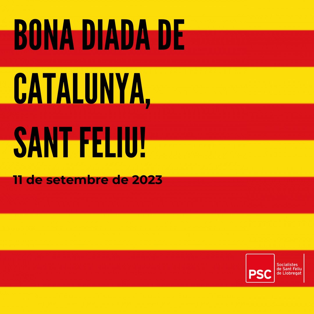 🟡🔴🟡🔴🟡🔴🟡🔴🟡

Bona diada de Catalunya, Sant Feliu!! 

#08980/❤️
#santfeliudellobregat