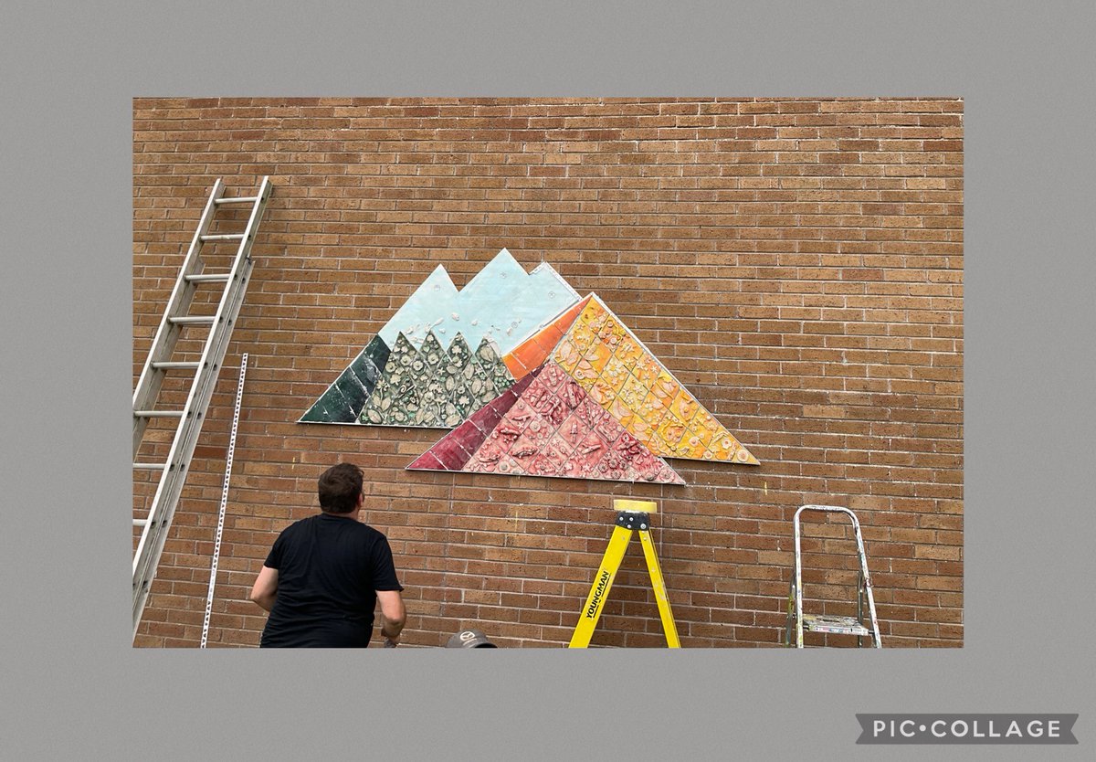 Killowentweets's tweet photo. 'When faced with a large project, remember you move a mountain one stone at a time'. In our project, it was one tile at a time, as the vision began to turn into reality. #explorexcitexcel #donard #bernagh #croob #commedagh https://t.co/G1yWM6dwDM
