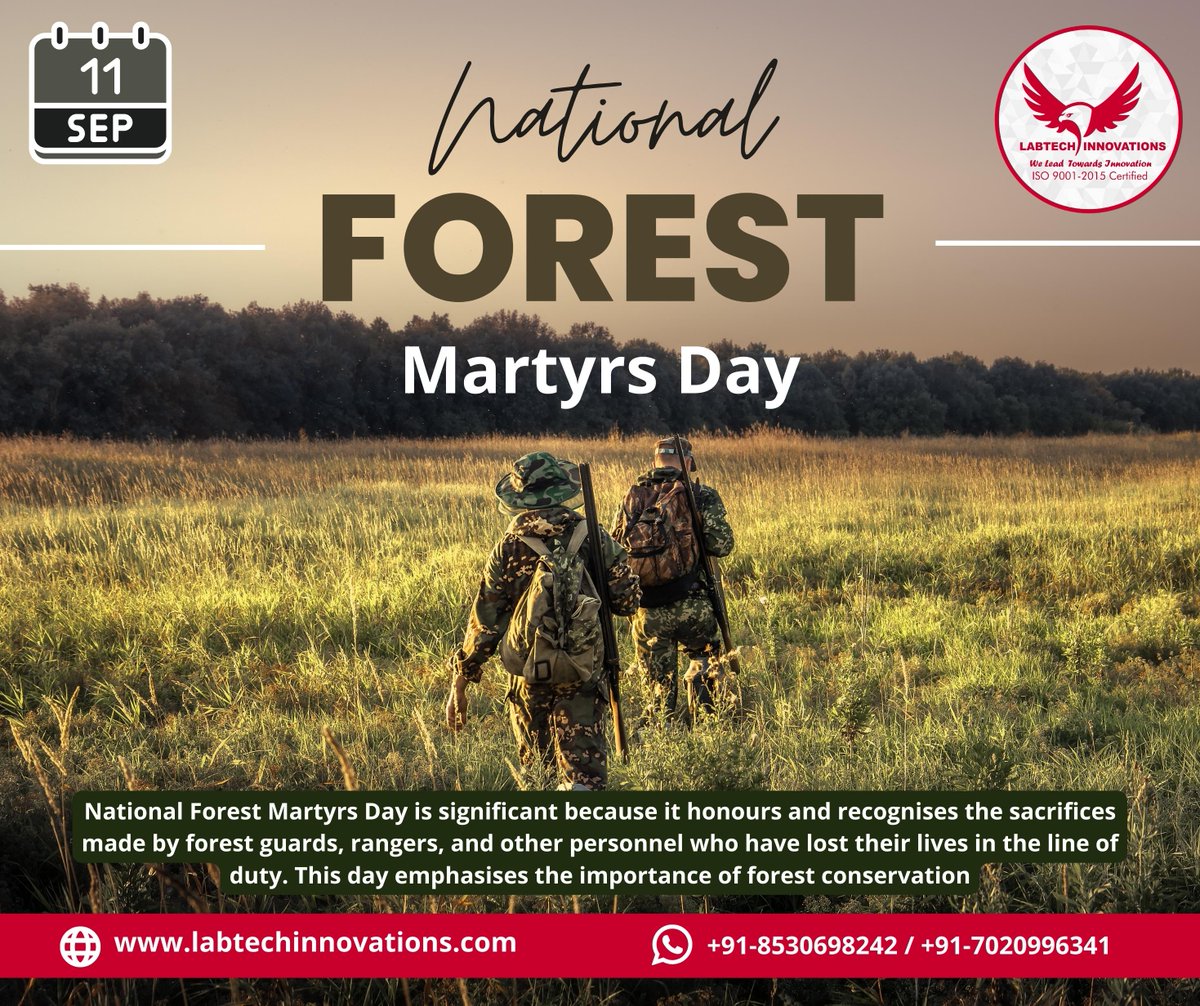 labtechinnova's tweet photo. #nationalforestmartyrsday #GreenWarriors #RememberingTheBrave #forestprotection #forestconservation #forestmartyrs #wildlifeprotection #ForestGuardians #septembermonth #daybyday https://t.co/wTBaySJZ45