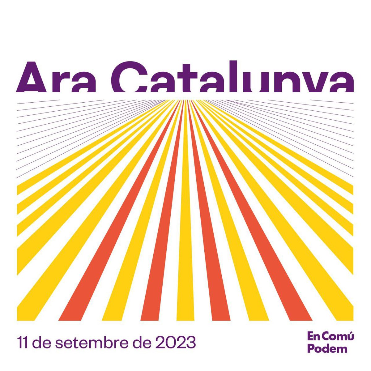 Ha arribat el moment d’obrir un nou temps a favor de Catalunya. És temps d’acord i de futur, de fer realitat avenços importants. De fer política prioritzant les necessitats dels i les catalanes.

Visca Catalunya i bona Diada a tothom! #11S2023