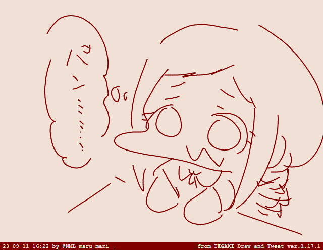 授業中 #tegaki_dt