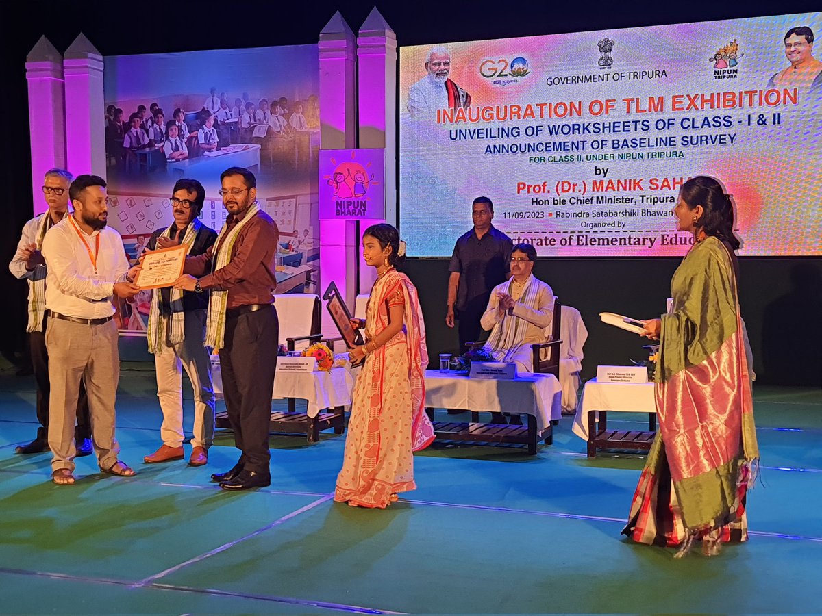 deo_dhalai's tweet photo. Congratulations Mr. Utpal Datta and Jewel Das from Dhalai District for Achieving the award. https://t.co/Zl4AKccPs8
