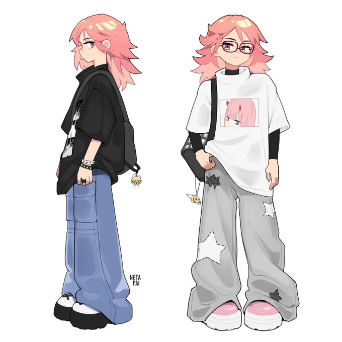 The design of the appearance of my artist friend 