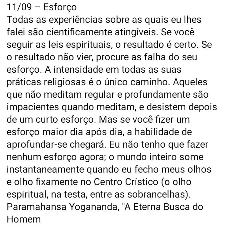 Meditando na sabedoria de Paramahansa Yogananda (@meditacaovp) on Twitter photo 