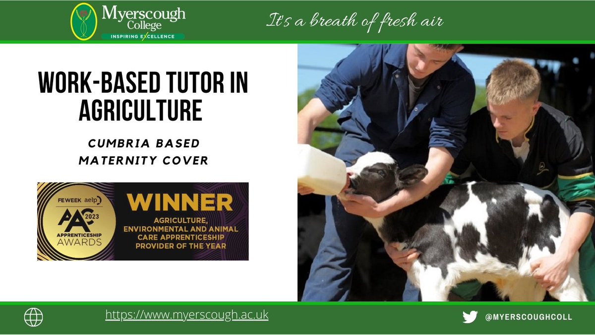 Check out my latest article: Work-Based Tutor in Agriculture (Maternity Cover) - Cumbria linkedin.com/pulse/work-bas… via @LinkedIn @My_Apprentice @MyerscoughColl @cumbrialep @FEJobs @JCPinCumbria