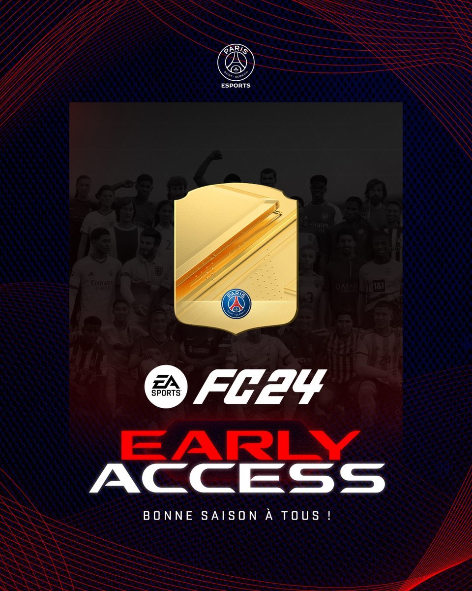 Vous l'avez attendu : l'accès anticipé à @EASPORTSFC débarque aujourd'hui ! Qui serra le premier joueur 🔴🔵 à rejoindre votre équipe Ultimate Team ?