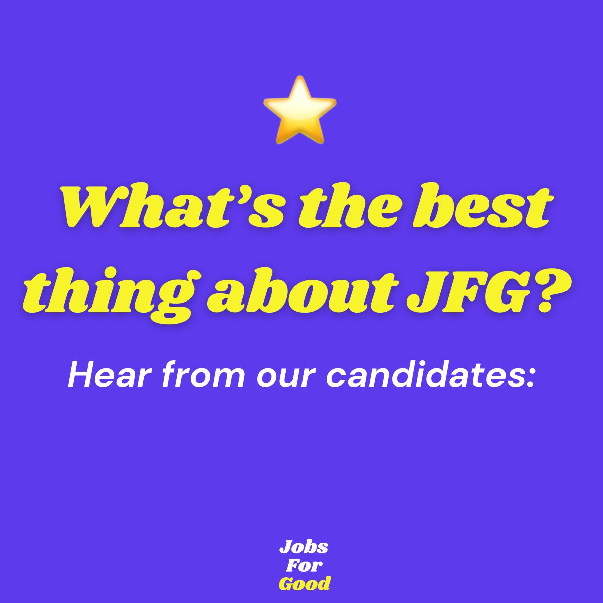 Jobs For Good tweet media