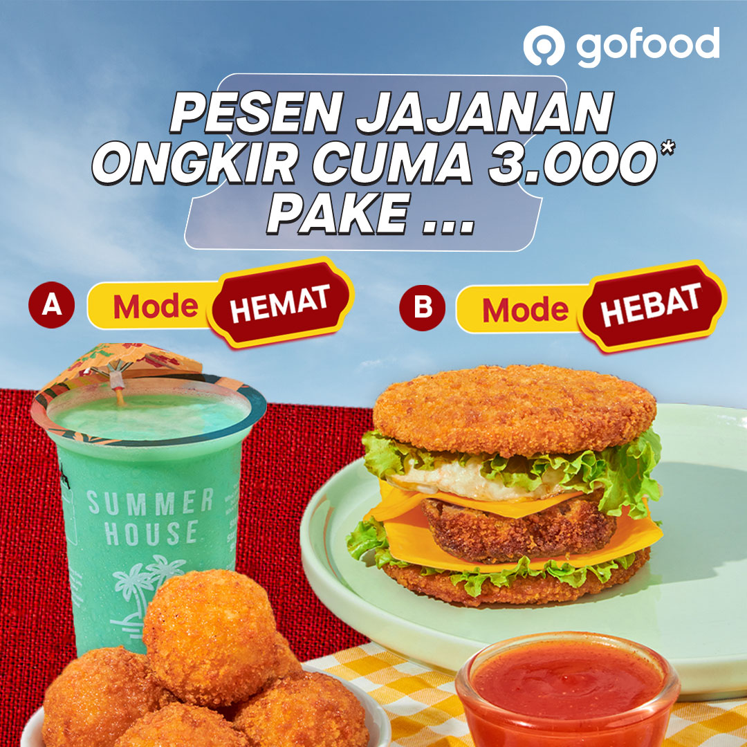 #GIVEAWAY 1 SAMSUNG Z FLIP, 1 JABRA ELITE, 1 EMAS 5GR, VOUCHER GOFOOD UNTUK 20 ORANG, DAN 40 SPECIAL MERCHANDISE GOFOOD🤩

Like, RT, &amp; Reply cukup sekali saja dan jawab pertanyaan di bawah ini ya!

Periode giveaway sampai 30 September 2023. Yuk, ikutan sekarang GoFoodies!