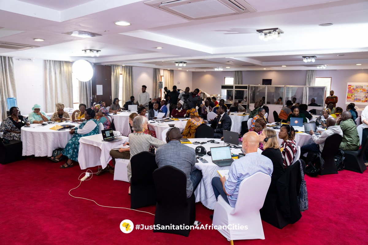 Just_OVERDUE's tweet photo. We kick-start the first day of the regional meeting where cities across Africa will shape a powerful Call for Action. In attendance: 21 countries speaking 4 languages ( English, French, Swahili &amp; Portuguese) 60% women and 40% men #JustSanitation4AfricanCities https://t.co/wPHyCLaawt