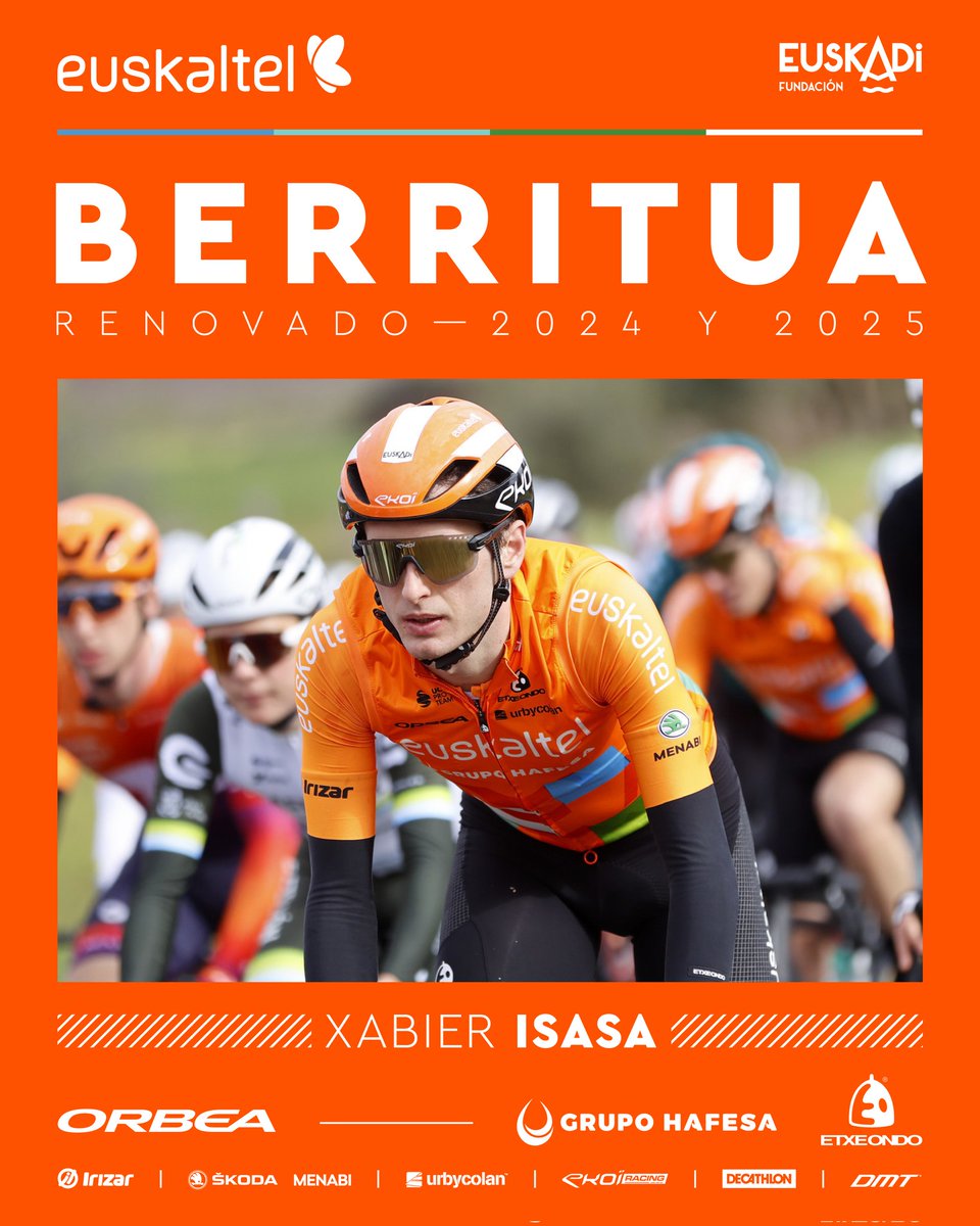 ✍️ Xabier Isasa renueva hasta 2025.

🗣️ "Esta renovación es muy importante para mí ya que es el equipo en el que quiero seguir las próximas temporadas. Estoy muy contento por ello".

🗞️ Noticia y declaraciones: fundacioneuskadi.eus/actualidad/xab…