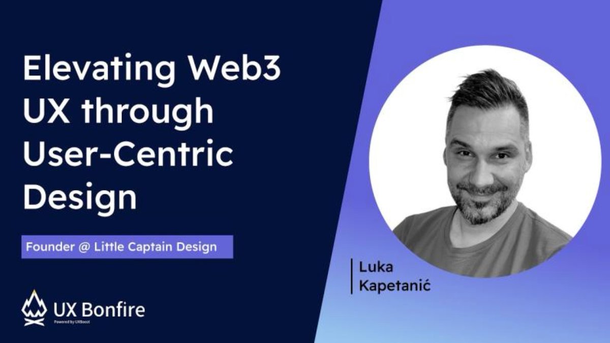 ux_bonfire's tweet photo. Prepare for an insightful chat with Luka, founder of Little Captain Design, as he traces his journey from Paint to #Web3 design, unveiling Web3's secrets &amp; challenges.
👀Check out the interview here: https://t.co/b2W50gTb6g
🔥Join our Discord: https://t.co/D81lW1am8u
#uxdesign https://t.co/XyZDJt6FJp