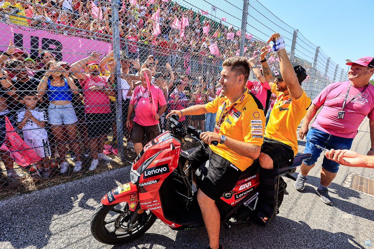 Thanks everyone for the love, see you soon! ❤️ #SanMarinoGP #Ducati #ForzaDucati