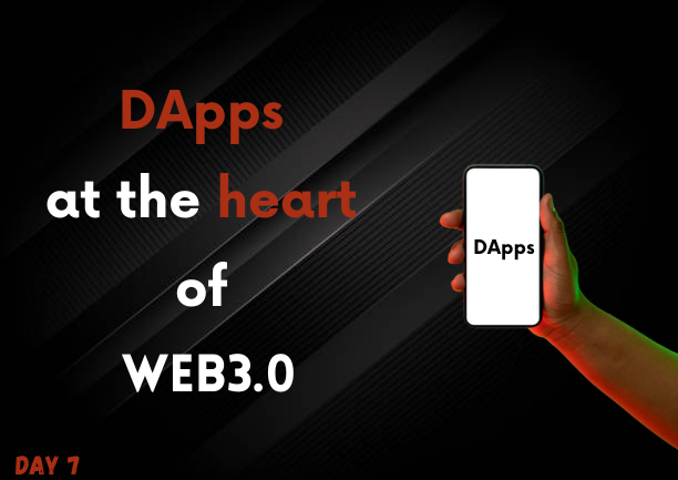 JonisAvohou's tweet photo. Day 7: Implication of #Dapps (Decentralised Applications) in #Web3
Today, we explore the importance and implications of DApps (Decentralised Applications) in the world of Web3. https://t.co/D8rXMzwAOR