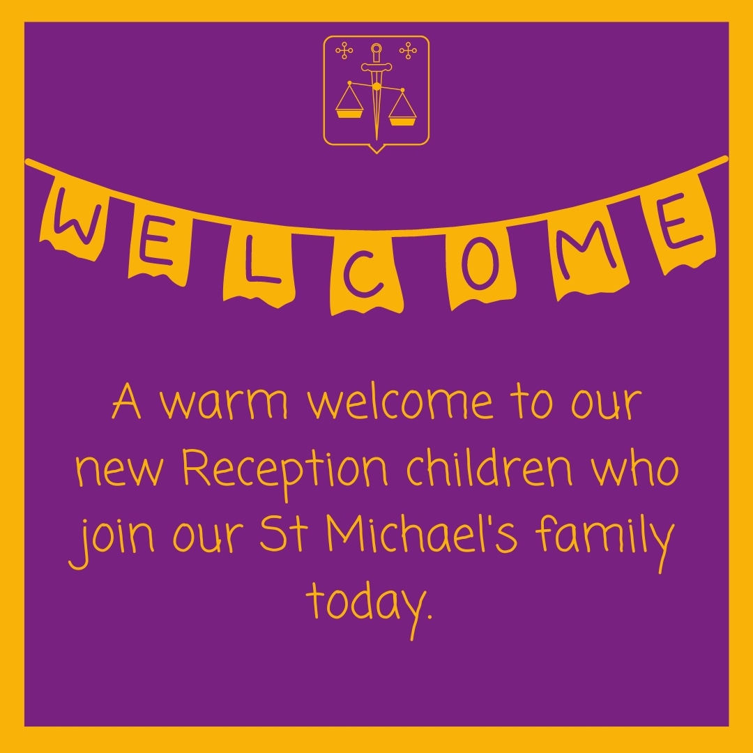 StMichaelsEW's tweet photo. A warm welcome to our newest St Michael's members: Diamond Class (Reception). We can't wait to watch you grow; we hope you have a great first day of school.
#welcomeback #receptionclass2023 #firstdayofschool #diamondclass #EYFS https://t.co/Lfz2uZw8yH
