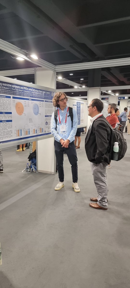 _LEAD_Study's tweet photo. 🫁The third day of the ERS Congress @EuroRespSoc has started!
Today on the agenda are 5 poster sessions from our scientists. We are looking forward to an informative day! 👩💼📝
#ERSCongress #poster #Lunghealth #science #LEADStudy #Research https://t.co/5jpvzYRSWr