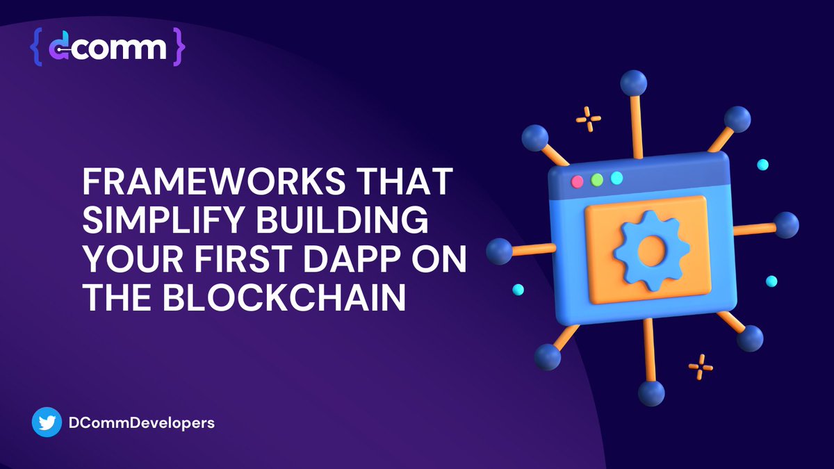 DCommDevelopers's tweet image. 🚀 Exploring &quot;Frameworks That Simplify Building Your First Dapp on the Blockchain&quot;? 
Whether you&apos;re just starting out or looking to refine your approach, this step-by-step guide is your roadmap to success. 
Dive in and let&apos;s demystify Dapp development together! 🚀