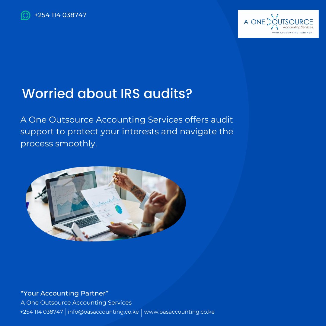 aone_ke's tweet photo. Worried about an IRS audit? Don't stress! Our experts have your back. We'll navigate the complexities, ensure compliance, and provide peace of mind. Face it with confidence. πΌπͺ
#IRSaudit #TaxHelp #PeaceOfMind #aoneoas https://t.co/s97aQUbReZ