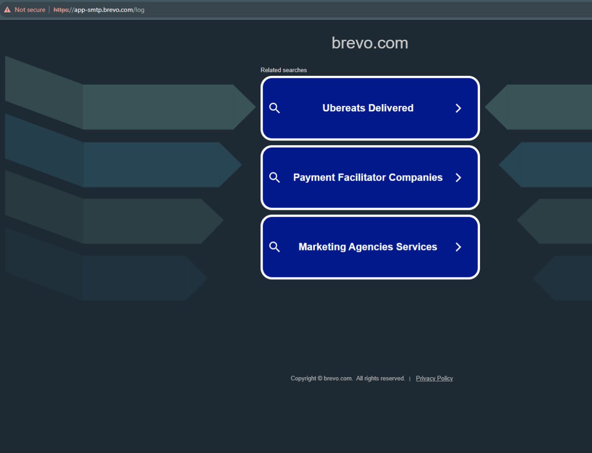 lordxeva's tweet photo. @brevo_official Please renew your domain. https://t.co/5QCONyJqN5