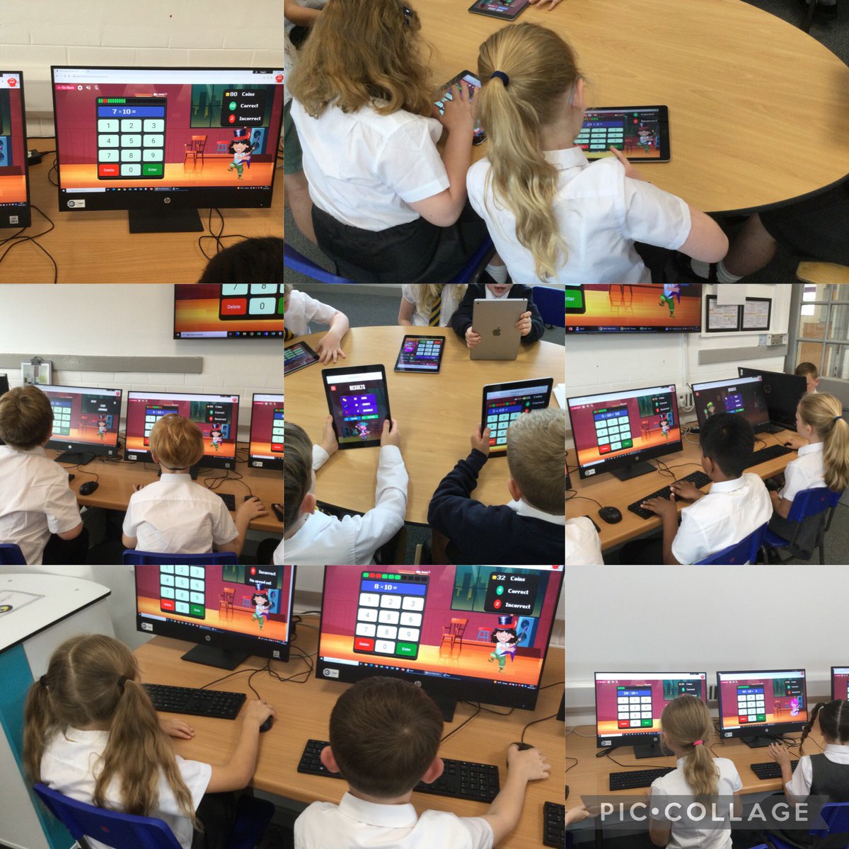 HBJSCH63's tweet photo. 3P have had a lovely time visiting the computing room… we were jamming on @TTRockstars #HBJSComputing #HBJSMaths https://t.co/KTftUxP23e